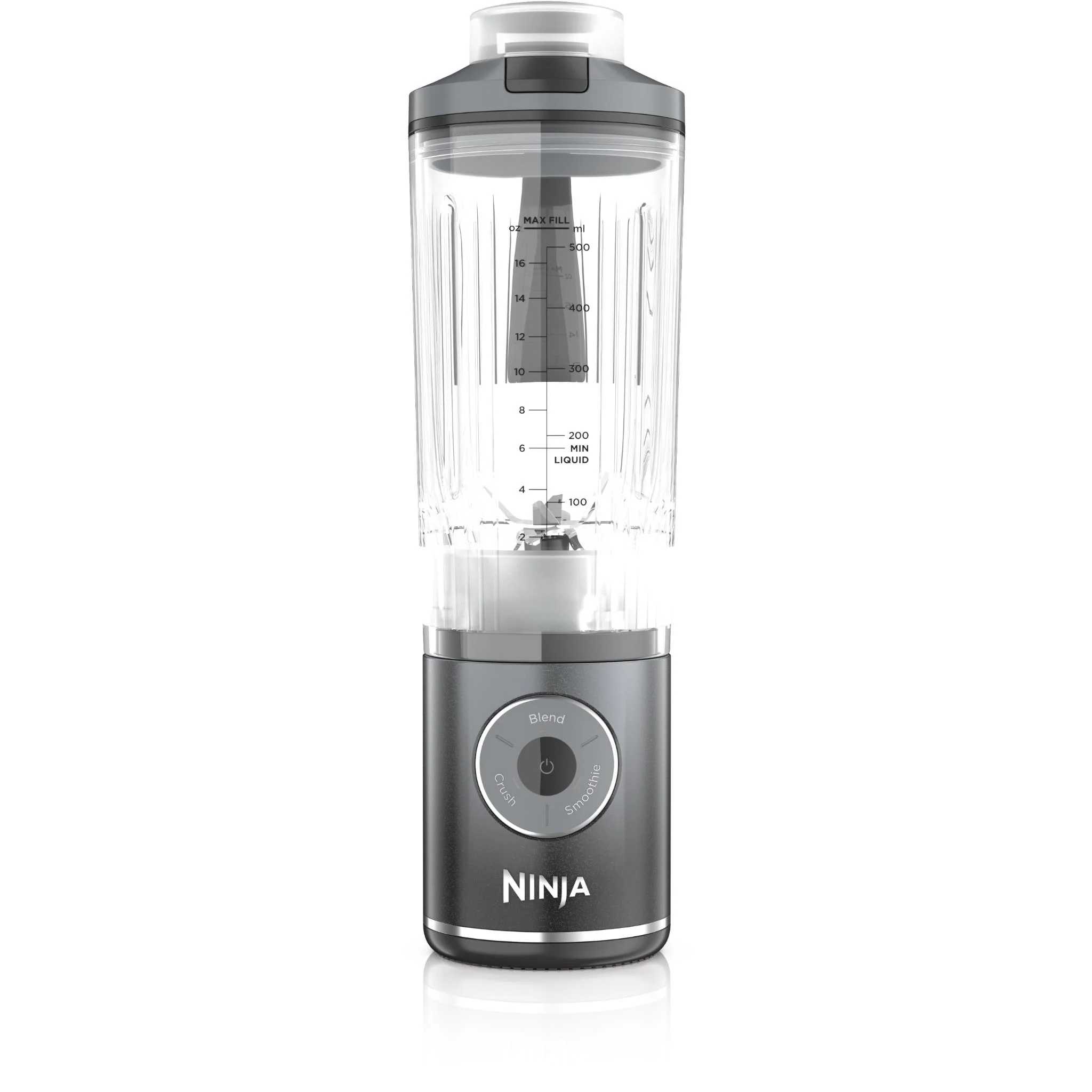 Ninja Blast Max Portable Blender – Cool Grey, 22 oz Twist & Go