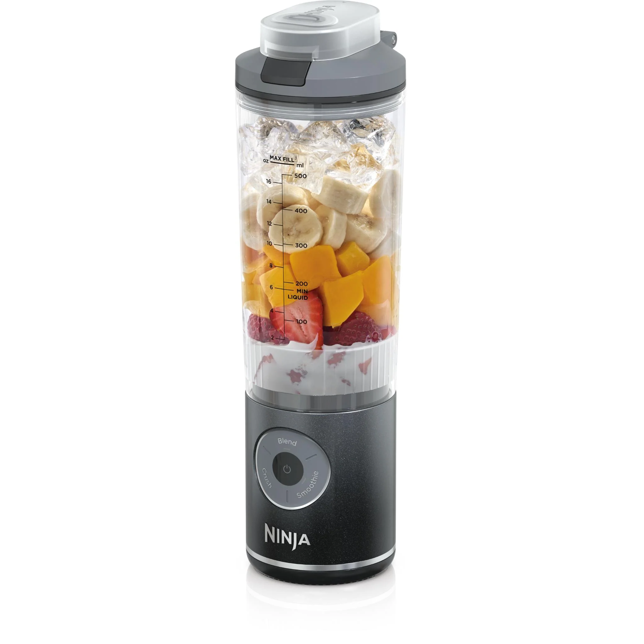 Ninja Blast Max Portable Blender – Cool Grey, 22 oz Twist & Go