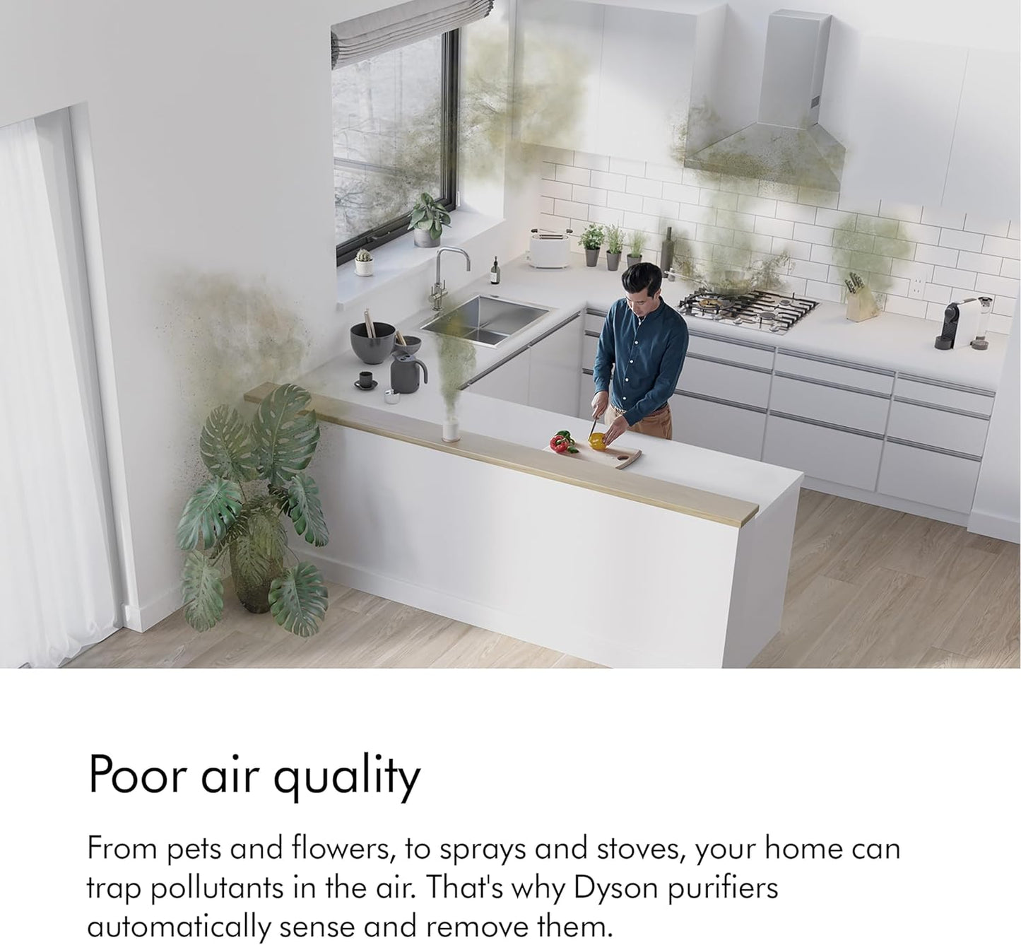 Dyson Purifier Hot + Cool™ Gen1 HP10 purifying fan heater (White/White) Heater + Air purifier | 2 year Dyson warranty | 454856-01 - UAE Version