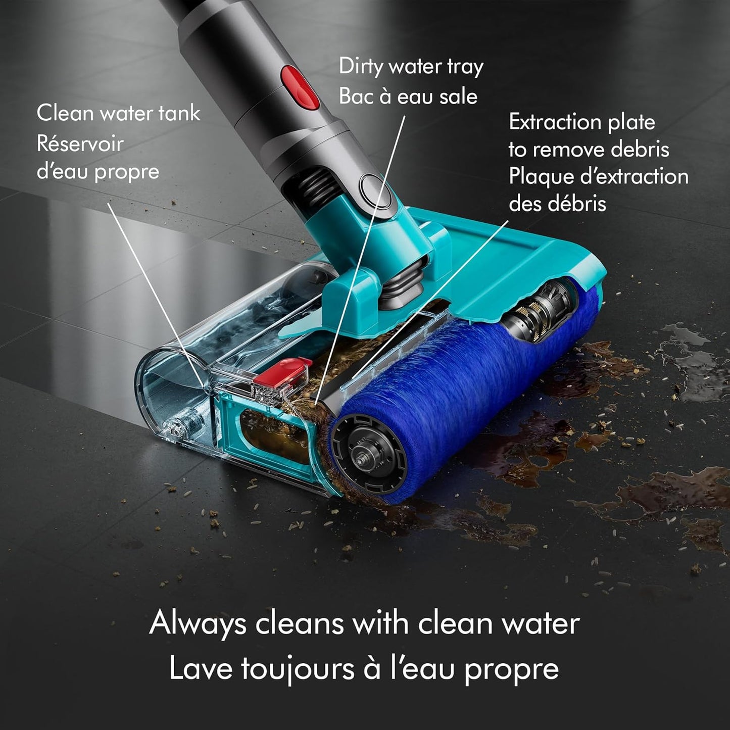 Dyson V15s Detect Submarine Vacuum Cleaner | 448799-01 | 2 years Dyson warranty - UAE Version