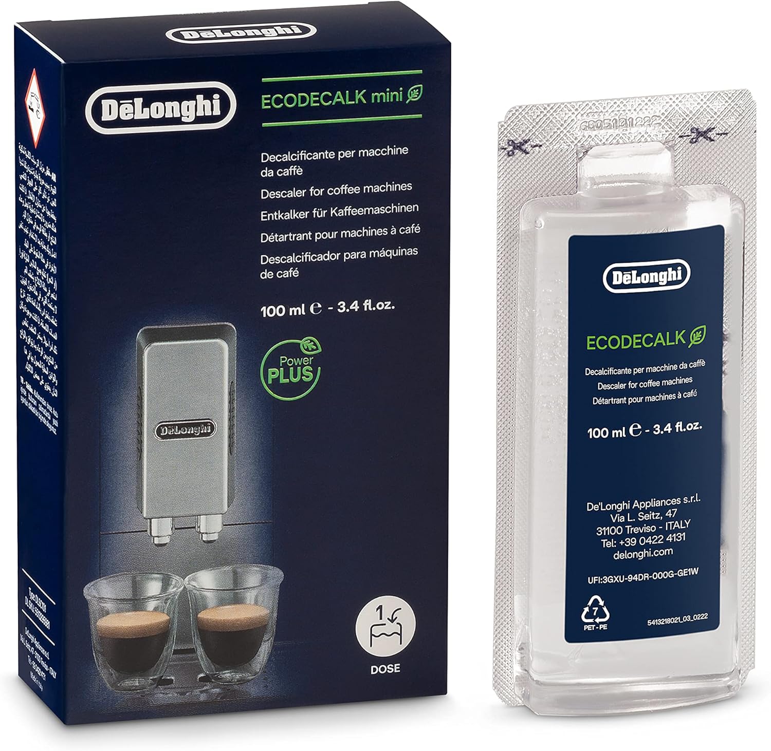 De'Longhi Ecodecalk, White, 100ml 5513295981