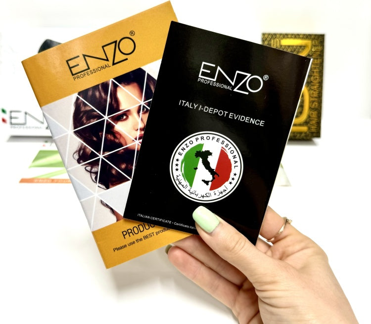 ENZO EN-1291S Portable Hair Brush Hot Iron 2 in 1 hair Airbag comb Comb Hair Straightener