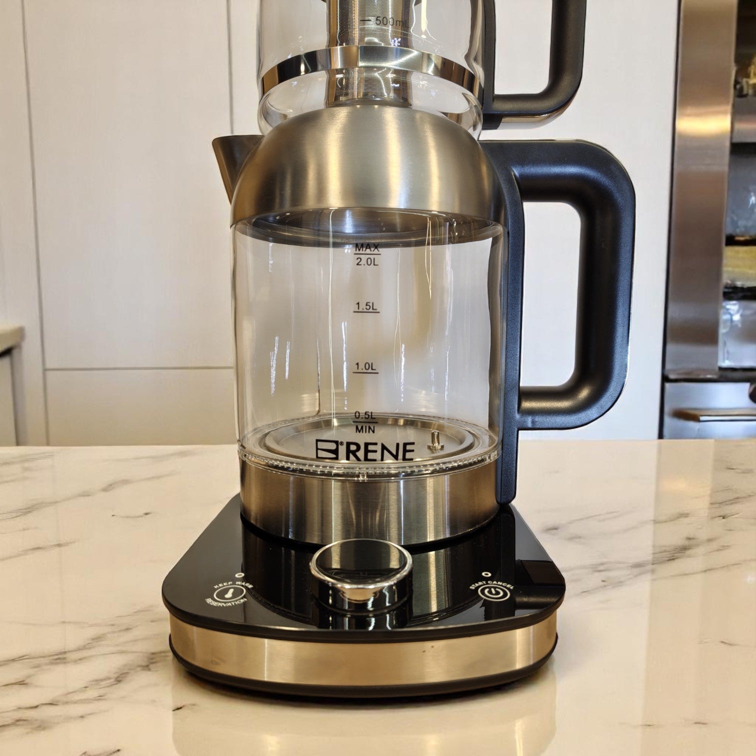 Rene RTM 1710 Digital Tea Maker Pro with LED Touchscreen Display