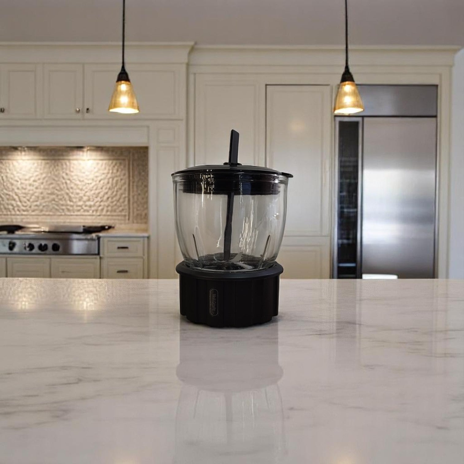 RENE RBCG-1702 3-in-1 Blender with Glass Jar and Digital Controls