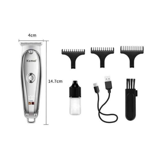 Kemei KM-637 Beard & Hair Trimmer – Rechargeable Cordless Grooming Tool for Men