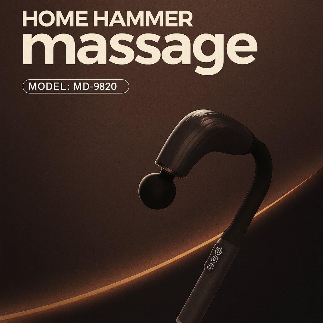 MDHL Home Massage Hammer – MD9820 Curved Precision Percussion Massager