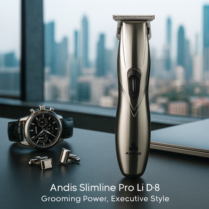 Andis Slimline Pro Li T-Blade Cord/Cordless Trimmer – Model D-8