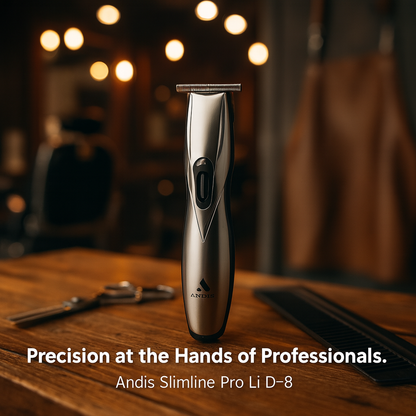 Andis Slimline Pro Li T-Blade Cord/Cordless Trimmer – Model D-8
