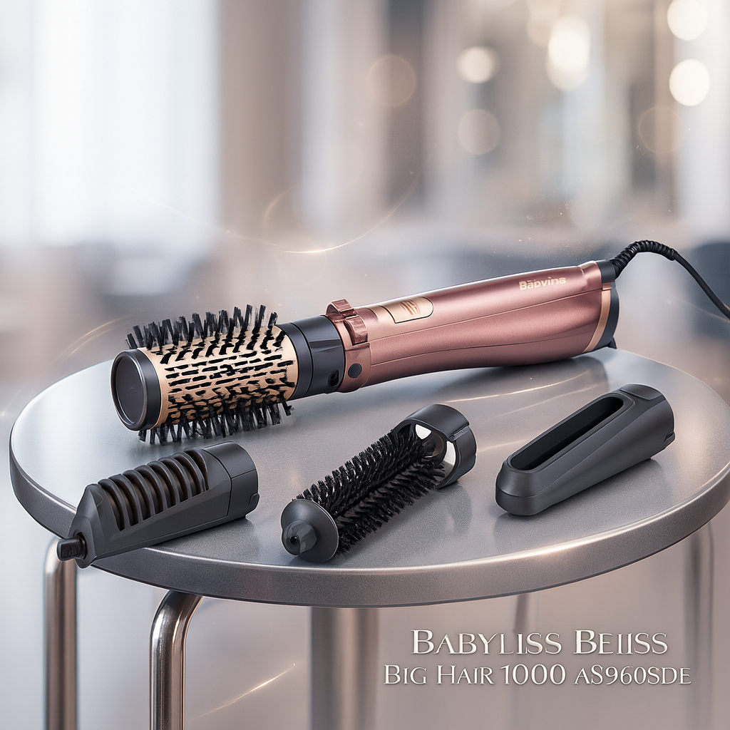 Babyliss Beliss Big Hair 1000 AS960SDE – 4-in-1 Hot Air Styler with Ionic Technology for Volume & Shine