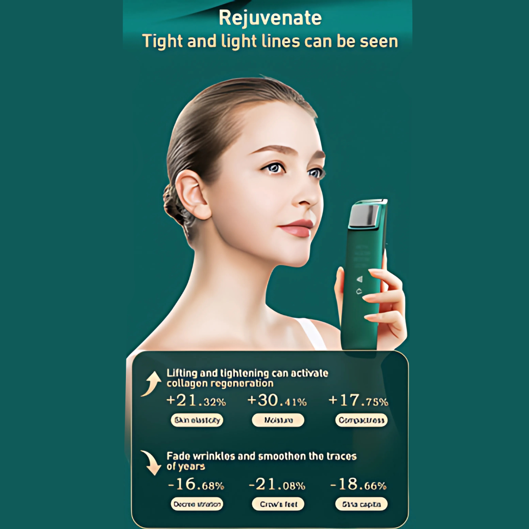 Ion Cold & Hot Beauty Instrument for Skin Rejuvenation and Care