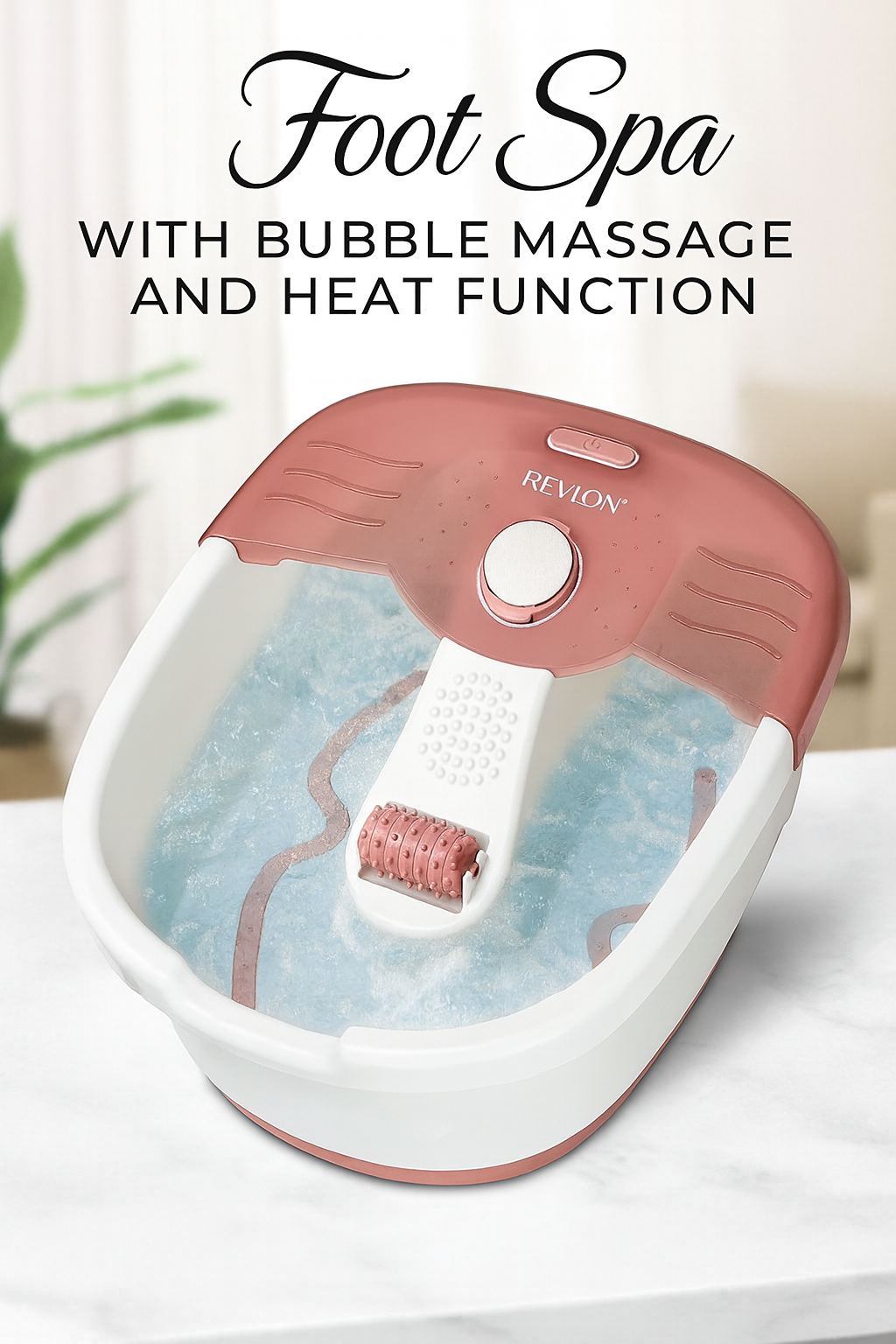 Revlon Foot Spa with Bubble Massage and Heat Function