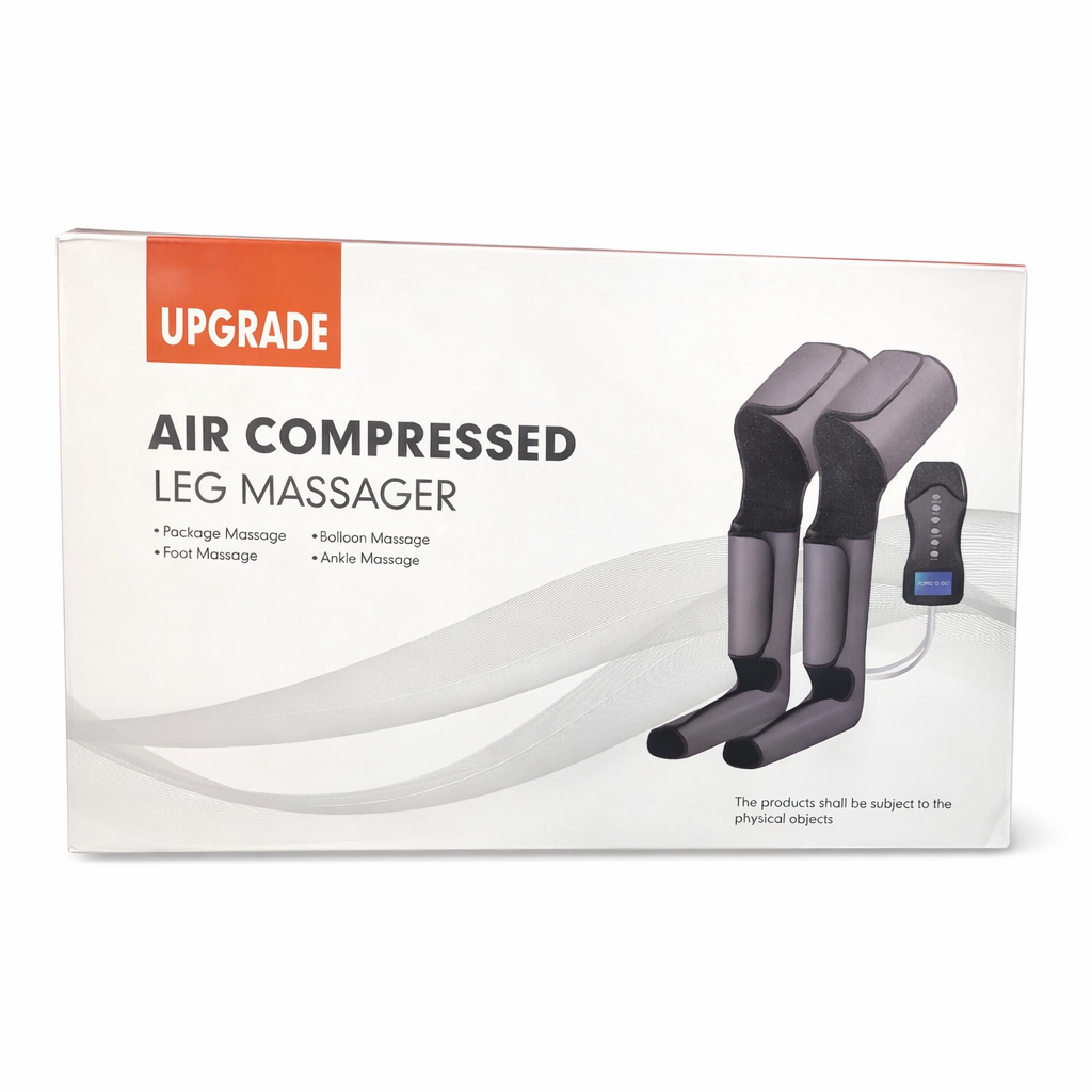 Upgrade Air Compressed Leg & Ankle Massager – Full Leg Compression Massage System