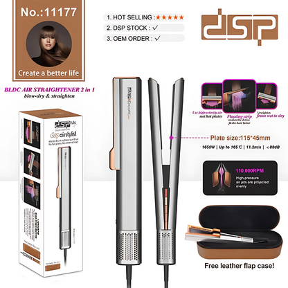 DSP Dyson Design Professional Model: 11177  Hair Styling Tool – Sleek & Modern Hair Straightener for Effortless Styling DSP