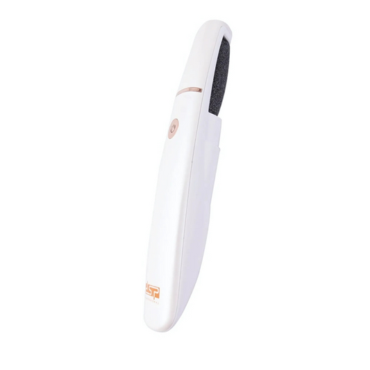 DSP Electric Foot Scrubber Rechargeable Quartz Diamond Pedicure Tool for Smooth, Soft Feet