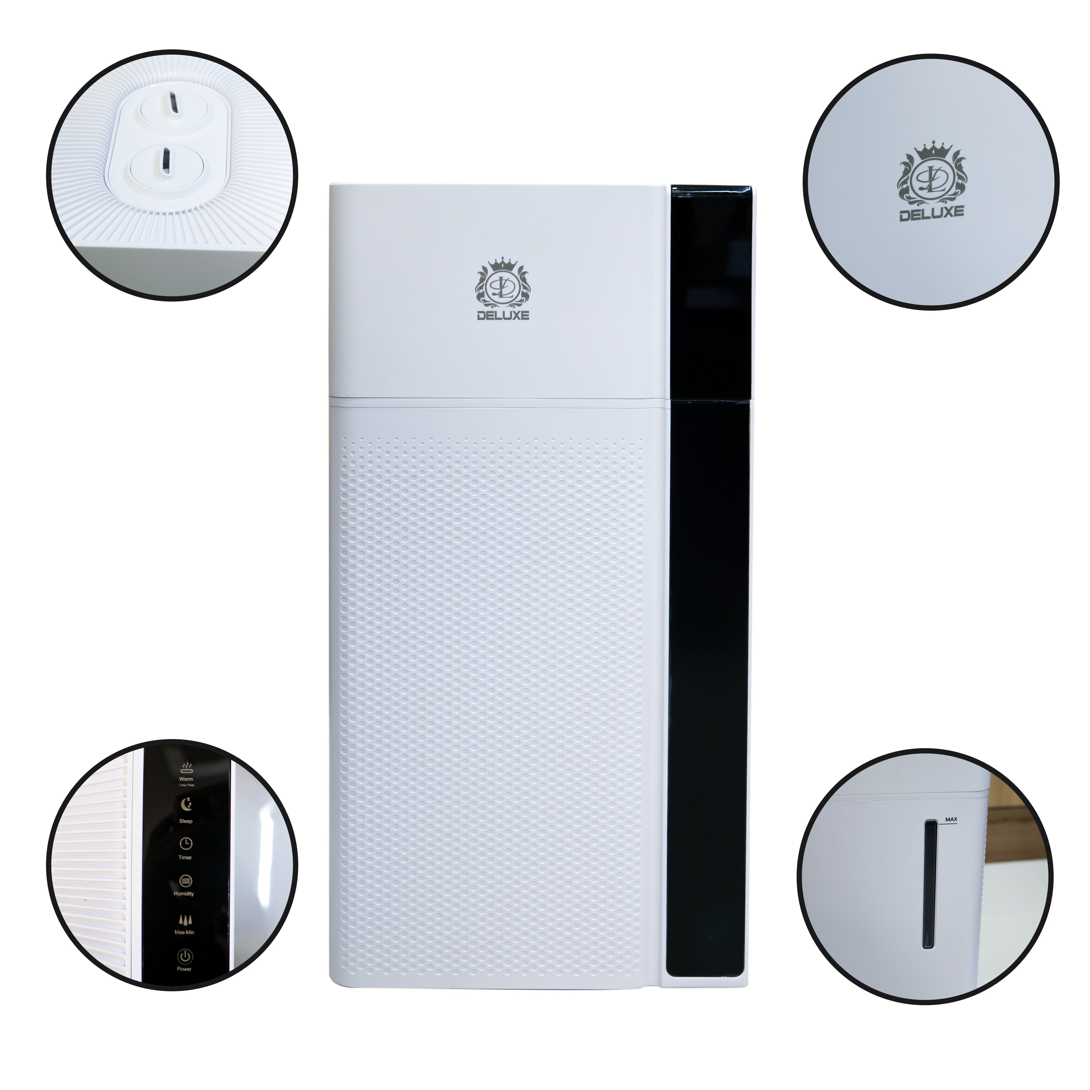 Deluxe 2-in-1 Ultrasonic Humidifier & Air Purifier 