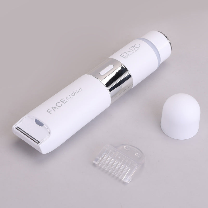 Enzo Professional EN-1401 Mini Hair Remover – Quick & Gentle Facial Hair Removal with Smart Light Technology