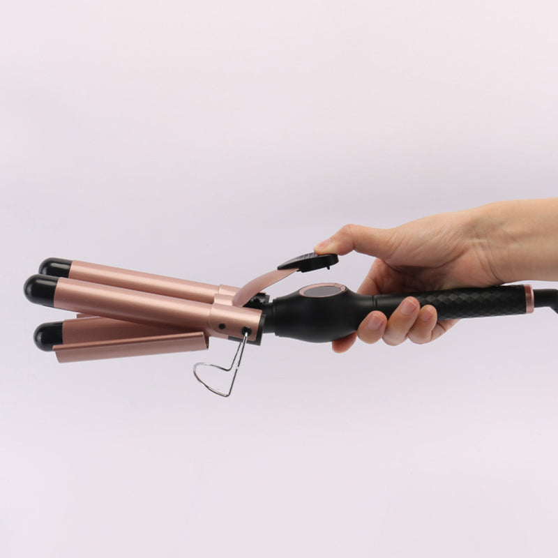 ENZO EN-1968 Professional Triple Barrel Deep Waver Curling Iron