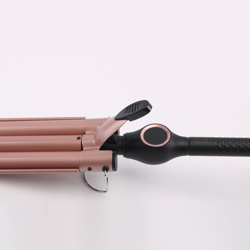 ENZO EN-1968 Professional Triple Barrel Deep Waver Curling Iron