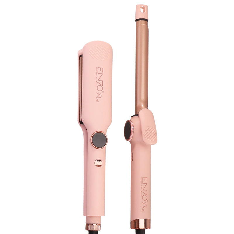 ENZO EN-3314 Professional 2-in-1 Hair Straightener & Curler