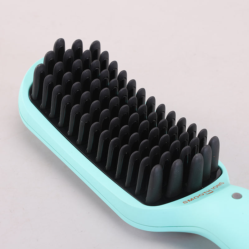 ENZO EN-4102 PRO NEW Model Professional Hair Straightening Comb – Rapid Heating, Adjustable Temperature, Ceramic Coating for Effortless Styling