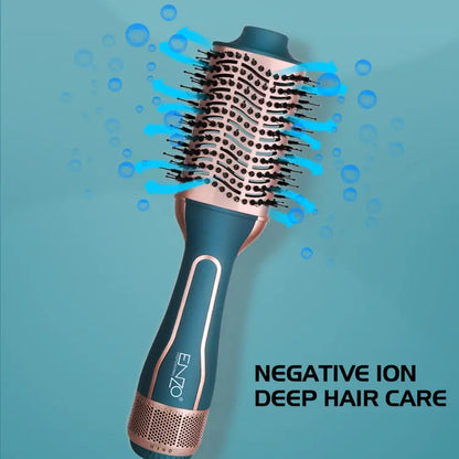 ENZO EN-4112 Hot Air Hair Brush Styler – 240V Professional Hair Dryer Brush with heat settings