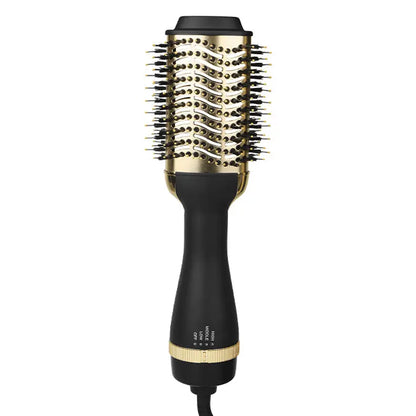 Enzo EN-4116 Electric Hair Straightening Brush – 24K Gold design for sleek, frizz-free styling