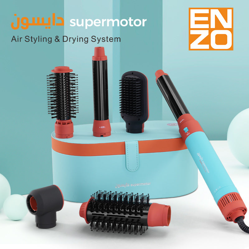 ENZO EN-4133 Dyson 6-in-1 Electric Styling AirWrap Hair Styler