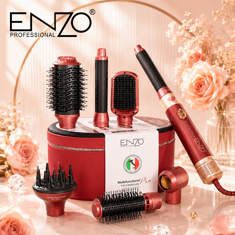 ENZO Airwrap EN-4133 Pro 7-in-1 – Multi-Function Hair Styler