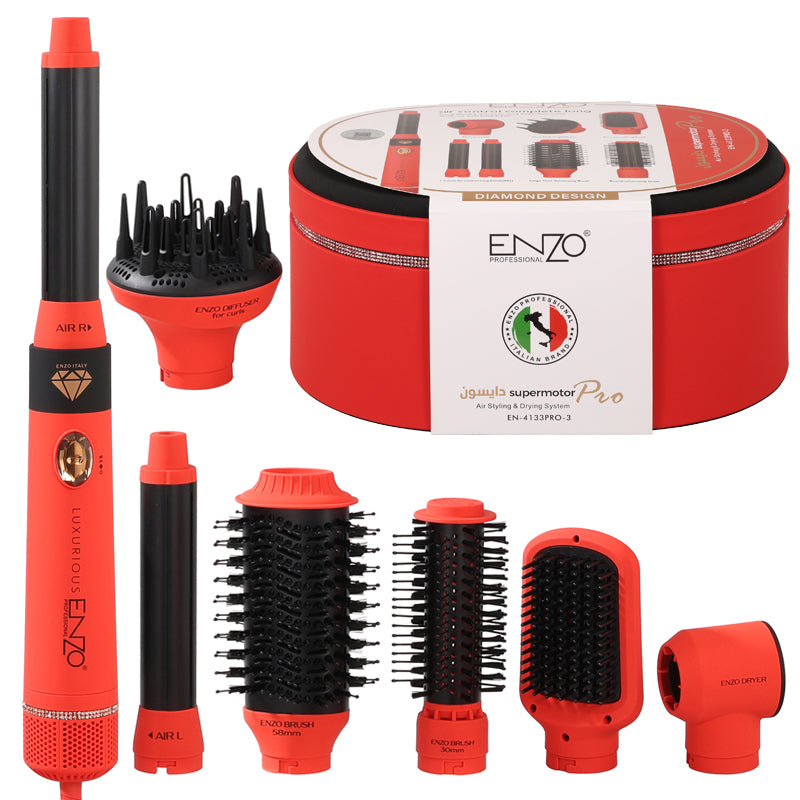 ENZO Airwrap EN-4133 Pro 7-in-1 – Multi-Function Hair Styler
