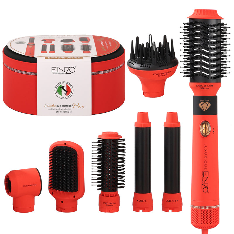 ENZO Airwrap EN-4133 Pro 7-in-1 – Multi-Function Hair Styler