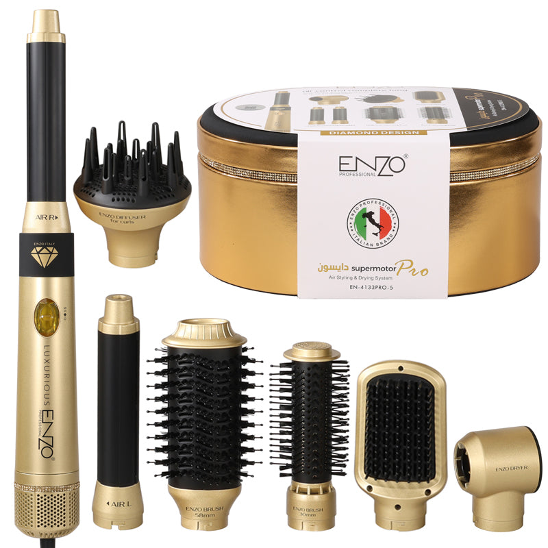 ENZO Airwrap EN-4133 Pro 7-in-1 – Multi-Function Hair Styler