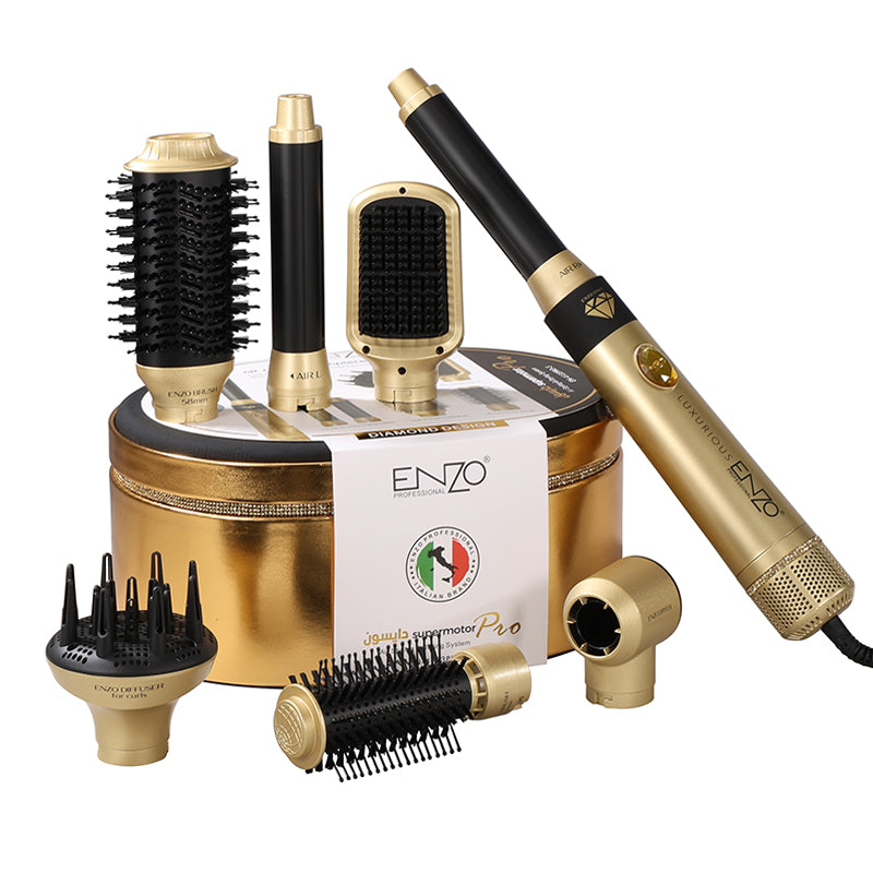 ENZO Airwrap EN-4133 Pro 7-in-1 – Multi-Function Hair Styler