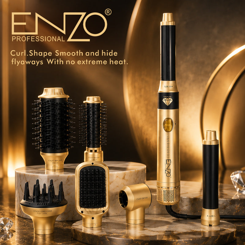 ENZO Airwrap EN-4133 Pro 7-in-1 – Multi-Function Hair Styler