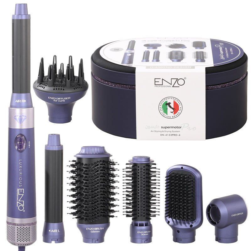 ENZO Airwrap EN-4133 Pro 7-in-1 – Multi-Function Hair Styler