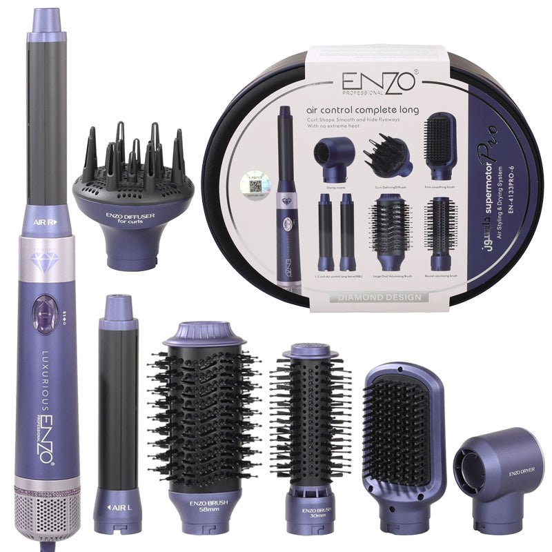 ENZO Airwrap EN-4133 Pro 7-in-1 – Multi-Function Hair Styler