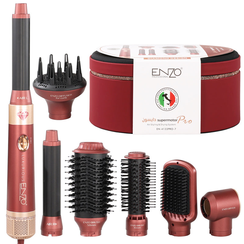 ENZO Airwrap EN-4133 Pro 7-in-1 – Multi-Function Hair Styler