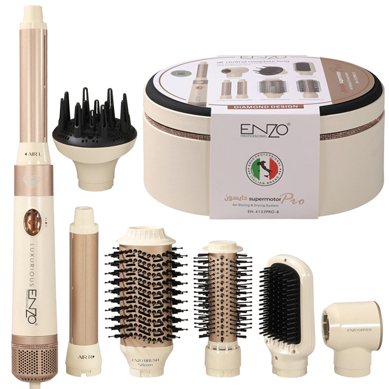 ENZO Airwrap EN-4133 Pro 7-in-1 – Multi-Function Hair Styler