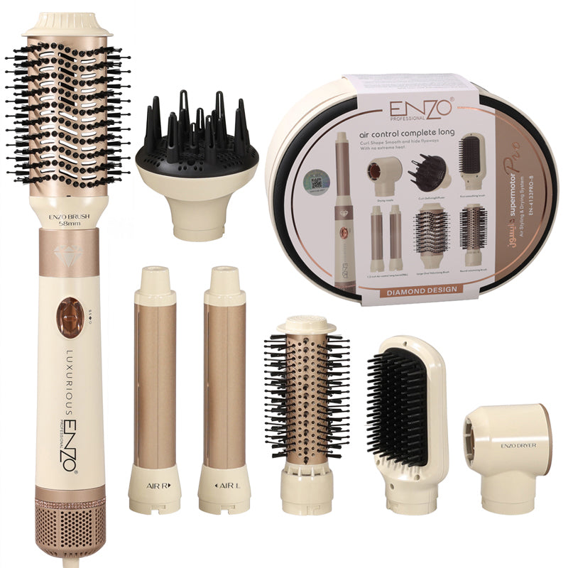 ENZO Airwrap EN-4133 Pro 7-in-1 – Multi-Function Hair Styler