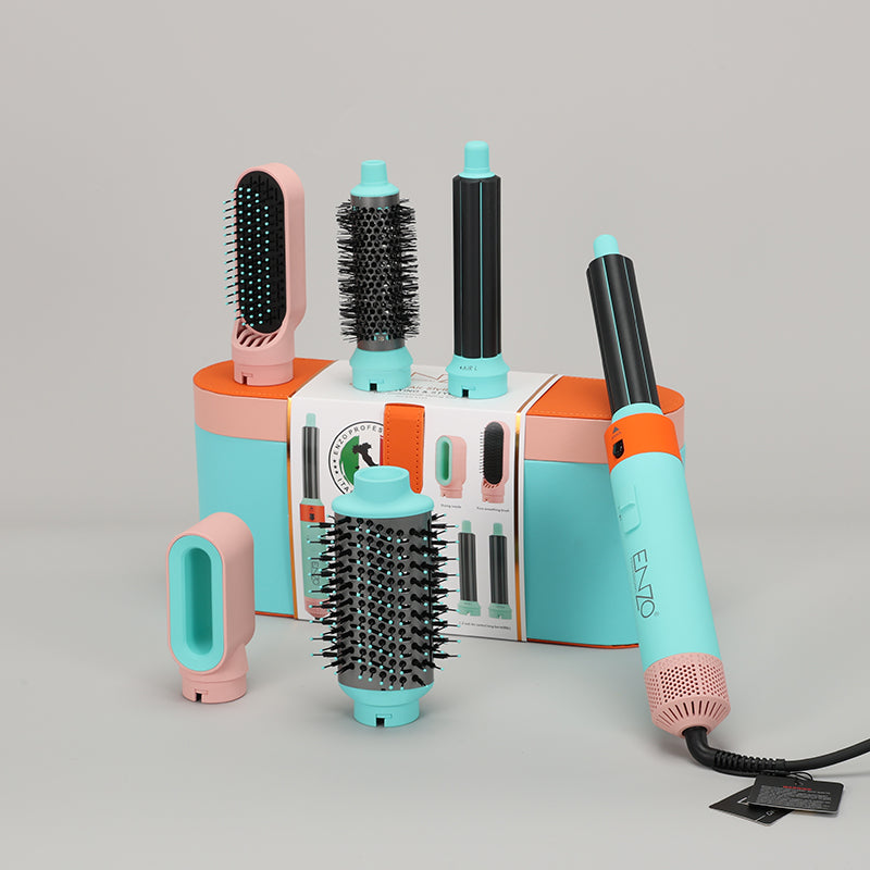 ENZO EN-4140 6-in-1 Hair Styler – Multi-Function Dryer, Straightener & Curler