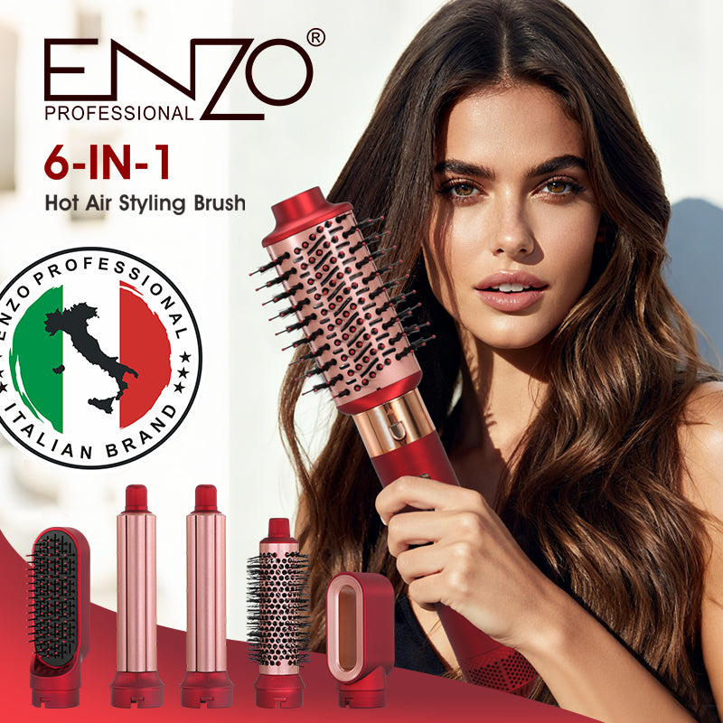 ENZO EN-4140 6-in-1 Hair Styler – Multi-Function Dryer