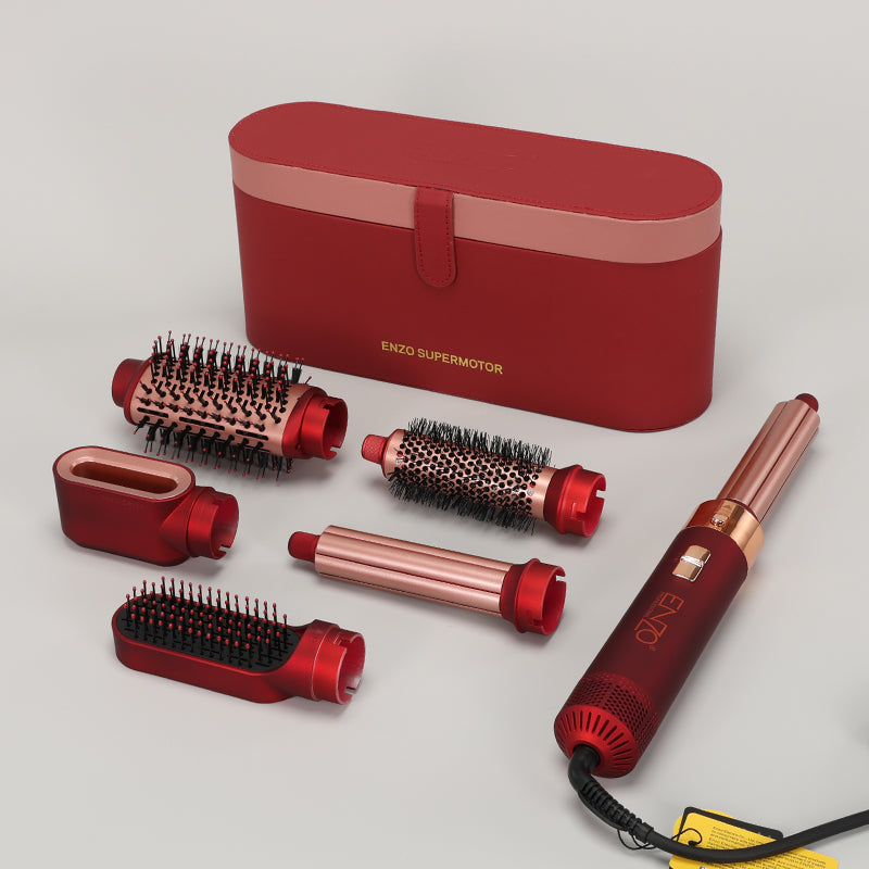 ENZO EN-4140 6-in-1 Hair Styler – Multi-Function Dryer, Straightener & Curler