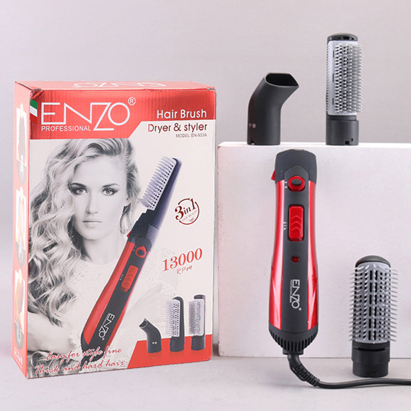 ENZO EN-503A Hair Brush Dryer – 3-in-1 Hot Air Styler