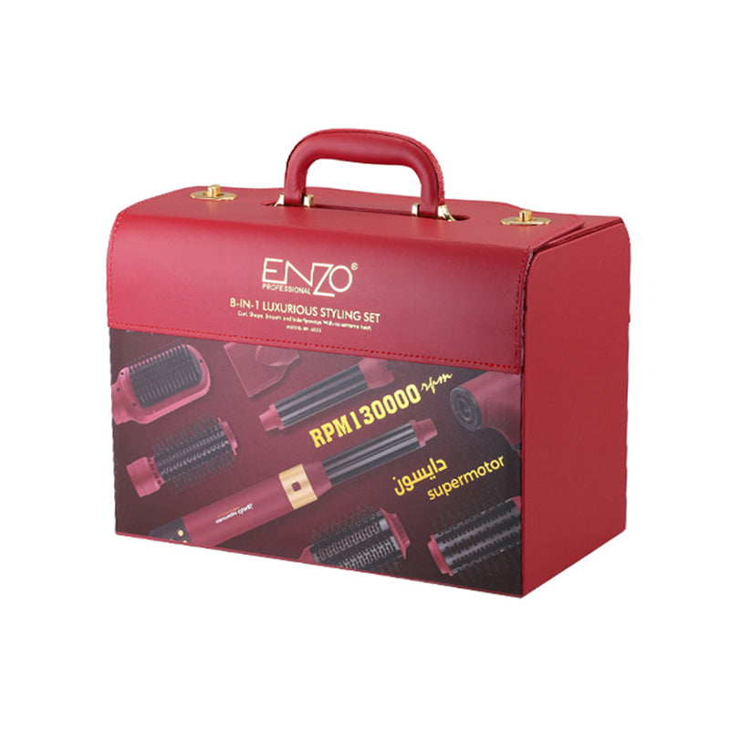 Enzo EN-6223-2 8-in-1 Professional Hot Air Styling Kit with BLDC Motor – Released September 2025