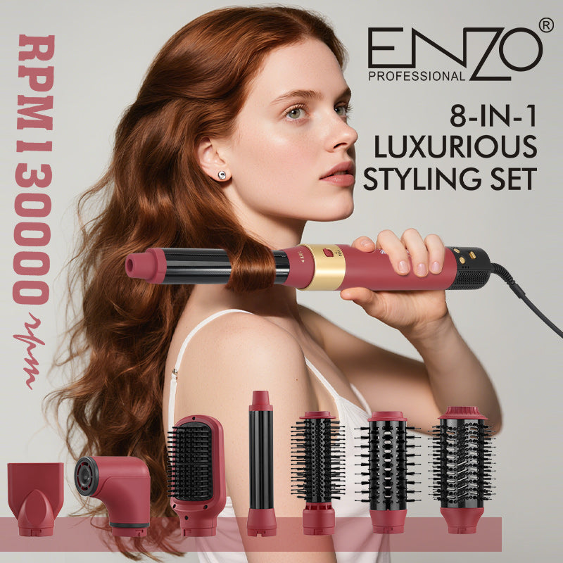 Enzo EN-6223-2 8-in-1 Professional Hot Air Styling Kit with BLDC Motor – Released September 2025