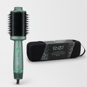 ENZO EN-4110 1500W Volumizer Styler – Hot Air Blow Dryer Brush & Hair Straightener Comb