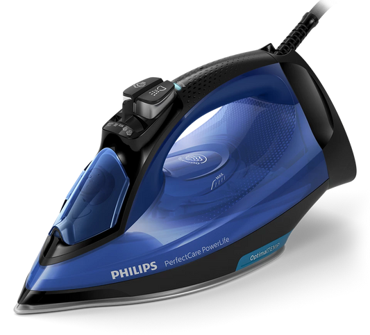 Philips PerfectCare Steam Iron GC3920/26 with 2500W power and OptimalTEMP technology.
