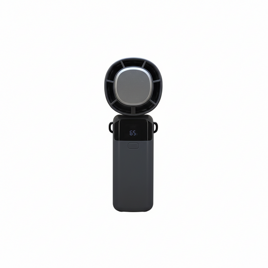 S-26 High-Speed Portable Cooling Fan with LED Display – 5 Speed Adjustable, Rechargeable Battery, Quiet & Powerful