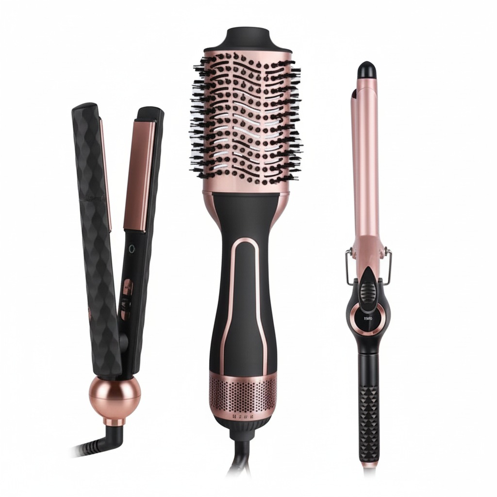ENZO EN-3311 3-in-1 Hot-Air Styler Gift Pack
