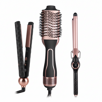 ENZO EN-3311 3-in-1 Hot-Air Styler Gift Pack