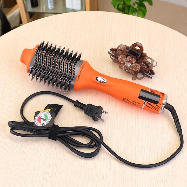 ENZO EN-6219 Digital Blower Brush in orange and black – 1500W hot air styler